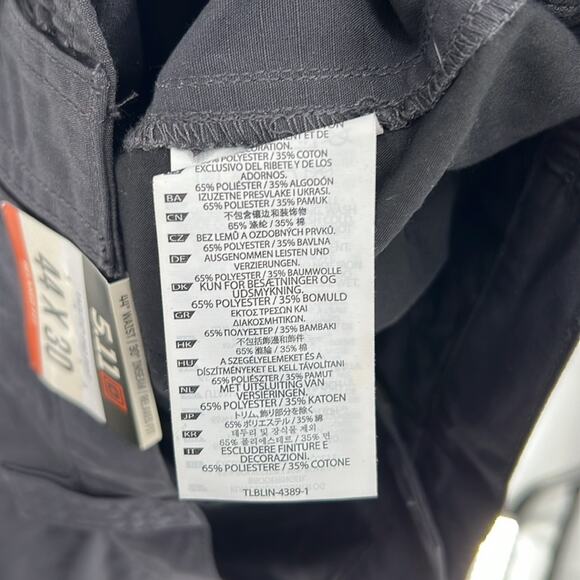 5.11 Tactical Men's Taclite Pro Pant with Teflon - Charcoal - 44x30 - NWT - Picture 7 of 10